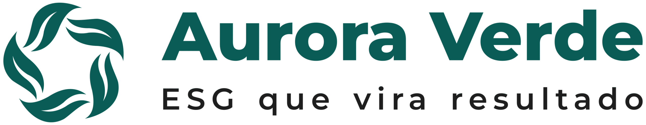 Logotipo da Aurora Verde Consultoria.